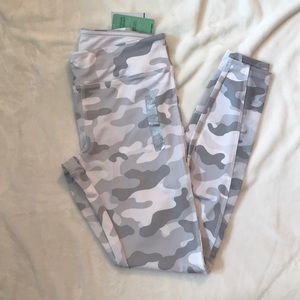 Forever 21 White Camo Workout Leggings